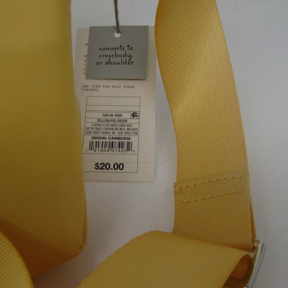 A NEW DAY CROSSBODY BAG SHOULDER BAG YELLOW NEW WITH TAGS! - Picture 2 of 6